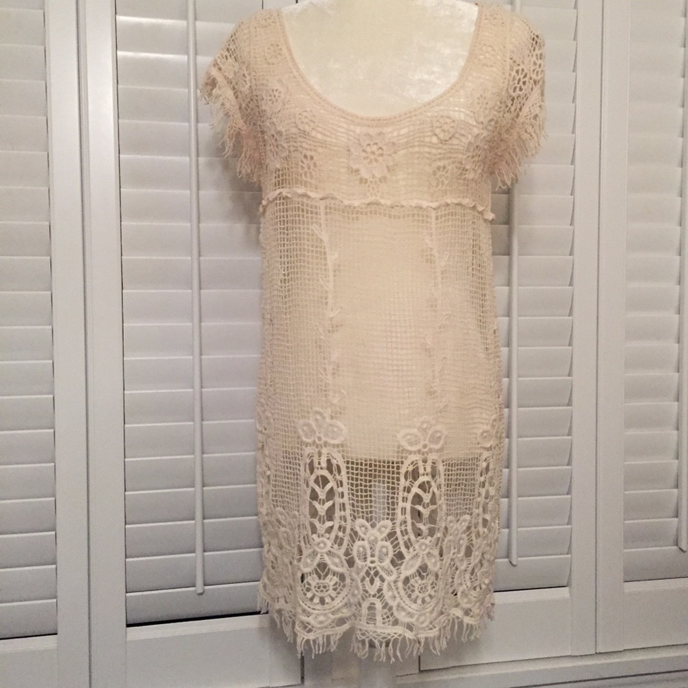 You Are Not Alone Crocheted Dress